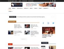 Tablet Screenshot of newsafricanow.com